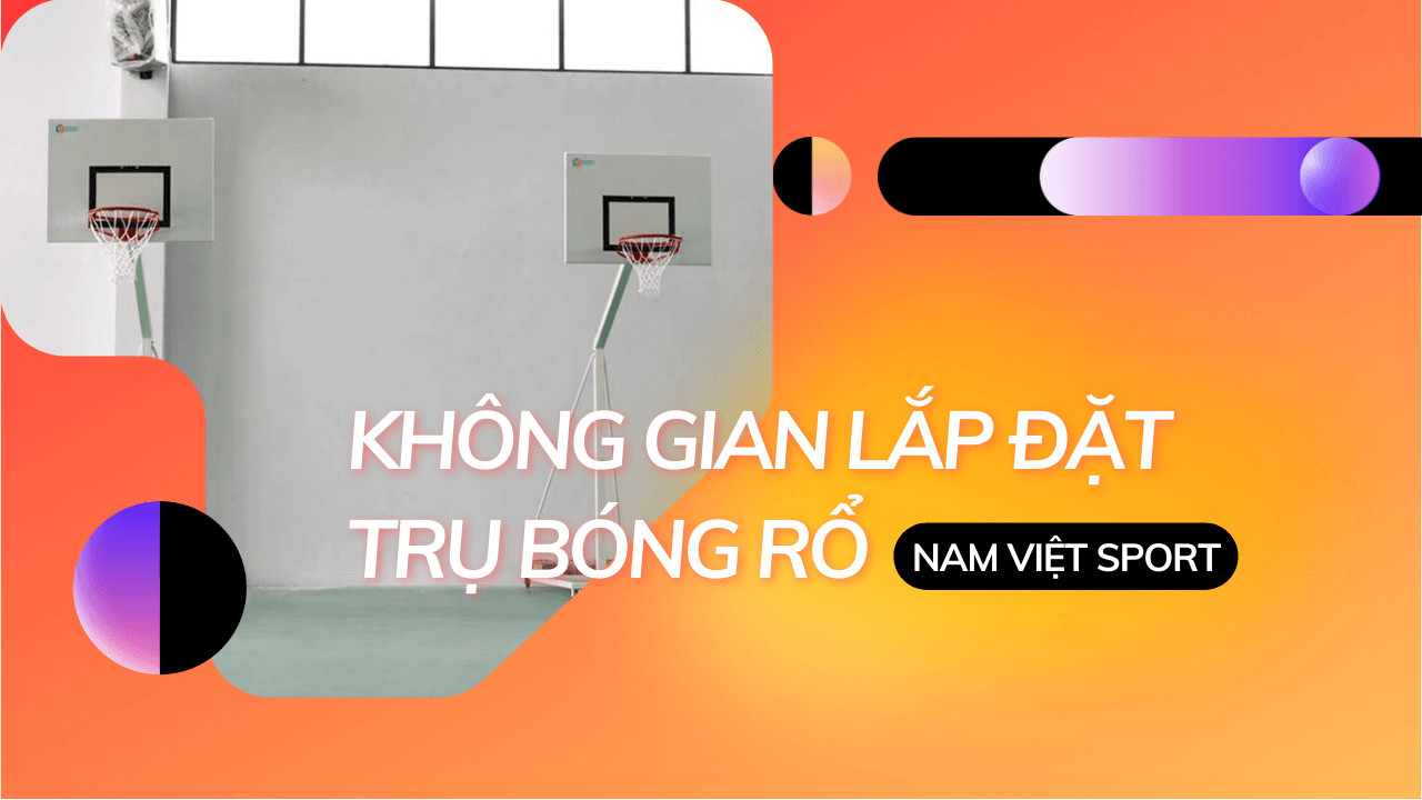 Bảng rổ bóng rổ được thiết kế chắc chắn