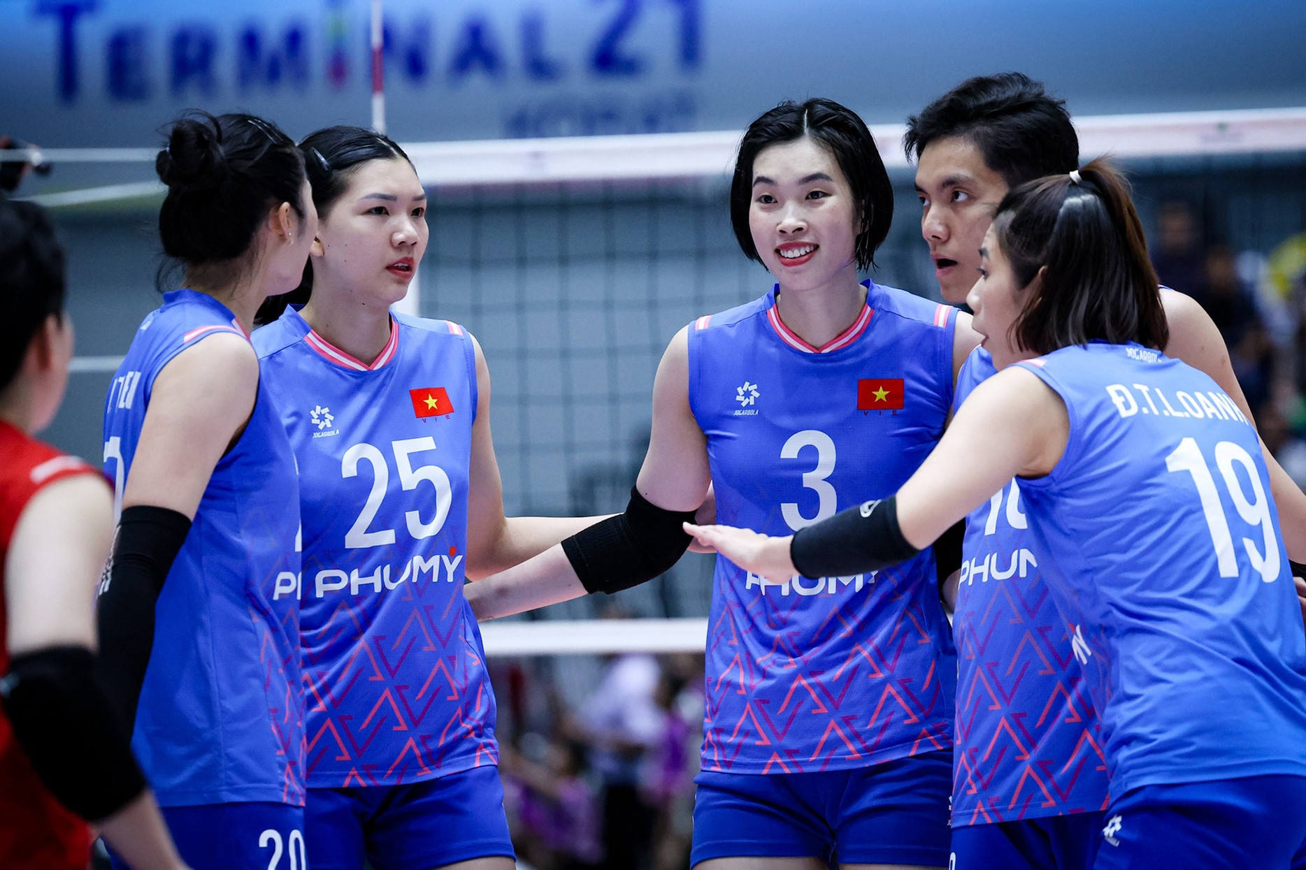 Bảng tổng hợp thành tích các đội bóng chuyền nữ tham dự giải khu vực