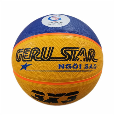 Banh bóng rổ Geru Cao Su 3x3