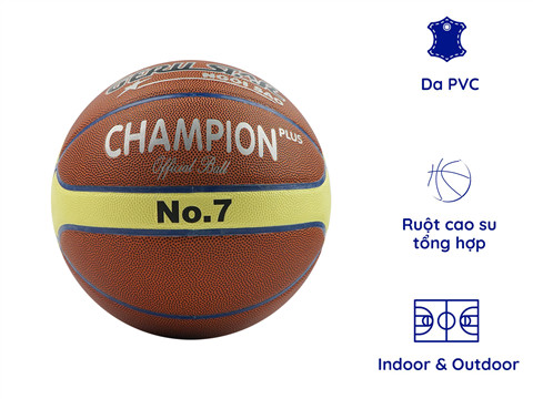 Banh bóng rổ Geru Champion Plus S7