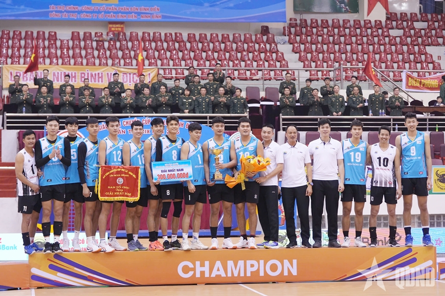 Đội bóng Biên Phòng MB tại giải bóng chuyền vô địch quốc gia 2023
