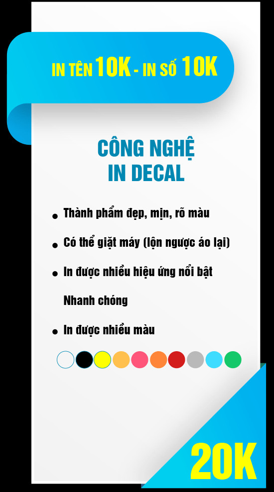 Biểu tượng công nghệ in decal, giúp cá nhân hóa trang phục bóng rổ, đồng hành cùng giày bóng rổ 200k