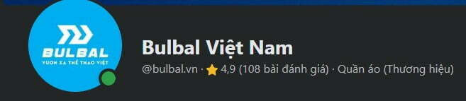 Biểu tượng kênh bán hàng Fanpage của Bulbal Việt Nam