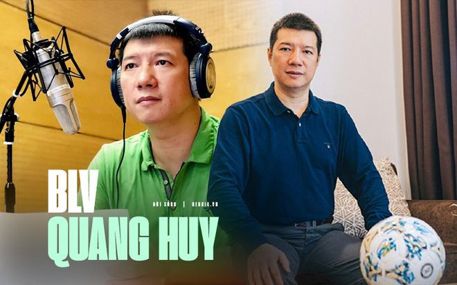 Bình luận viên Quang Huy với phong thái điềm đạm
