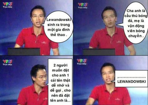 Bình luận viên Tạ Biên Cương với phong cách bình luận bóng đá vui và độc đáo