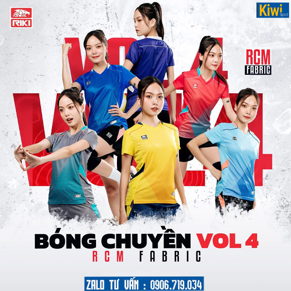 Bộ Áo Bóng Chuyền Nữ Vol 4 Full 6 Màu Đẹp Mê