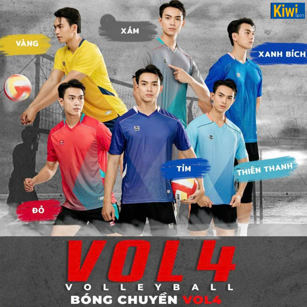 Bộ Áo Quần Bóng Chuyền Nam Vol 4 Full 6 Màu Cực Đẹp