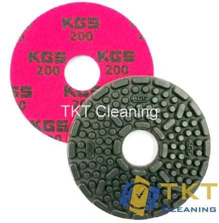 Bộ đĩa kim cương KGS Pronto chuyên dụng trong quy trình đánh bóng đá granite