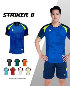 Bộ quần áo bóng đá Just Play Striker II màu xanh bích