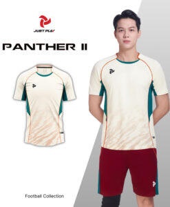 Bộ quần áo đá bóng nữ Just Play Panther II màu kem