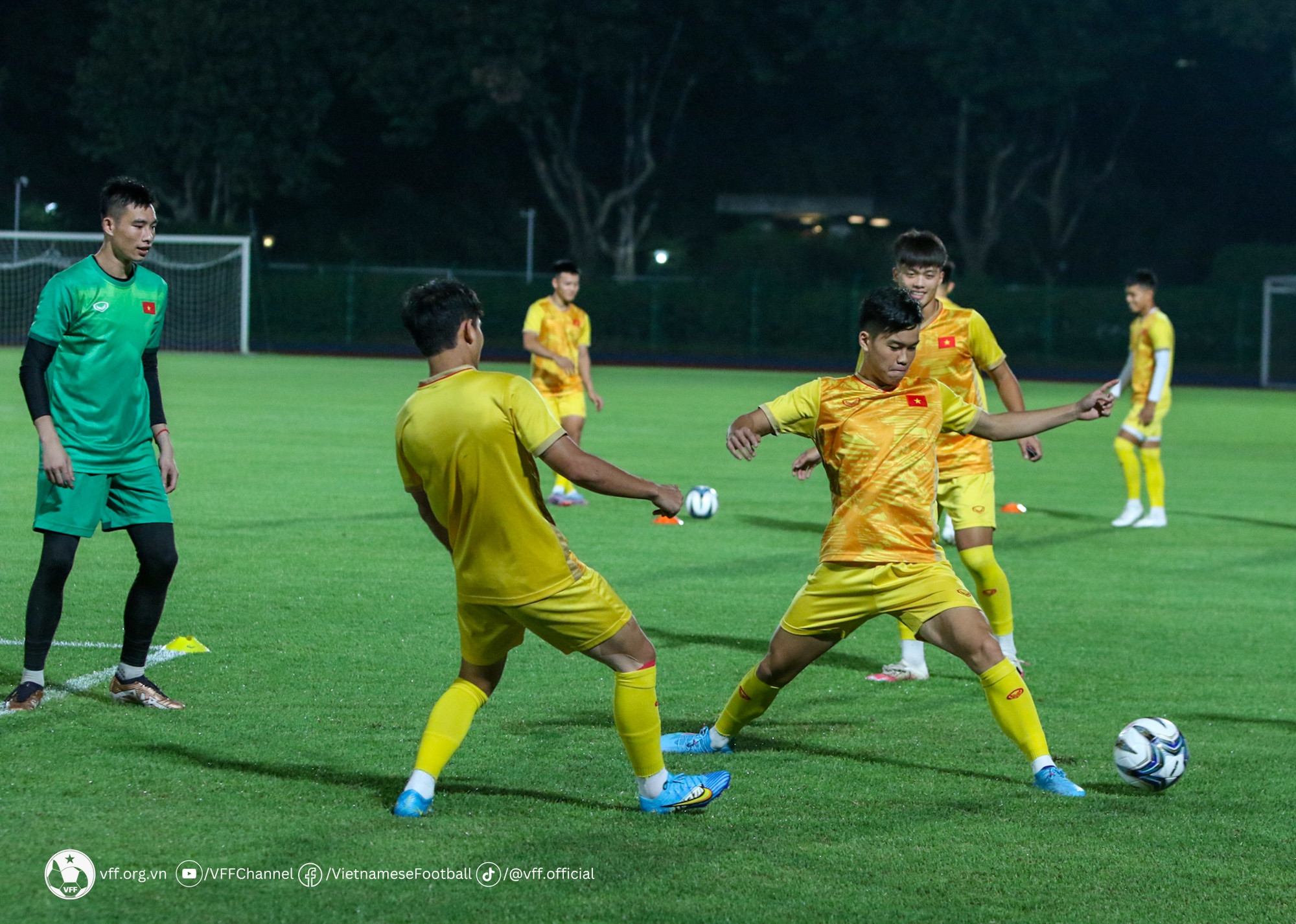 Buổi tập trung Olympic Việt Nam tăng cường thể lực và kỹ năng.