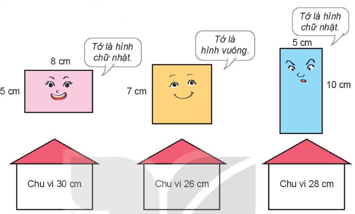 Các hình khối đa giác với các tùy chọn chu vi, minh họa cho các tính toán về kích thước sân