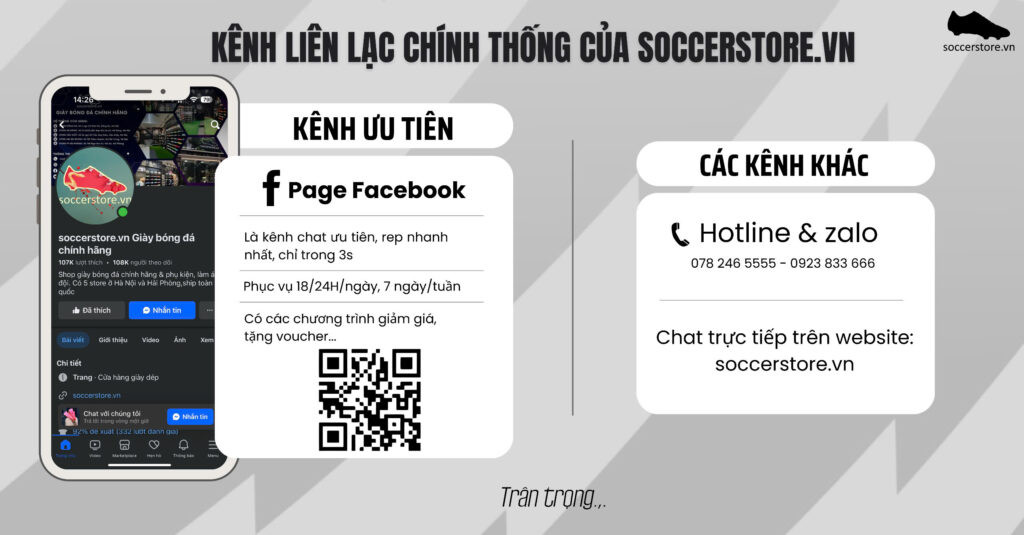 Các kênh liên hệ tư vấn và mua áo bóng đá màu cam trực tuyến