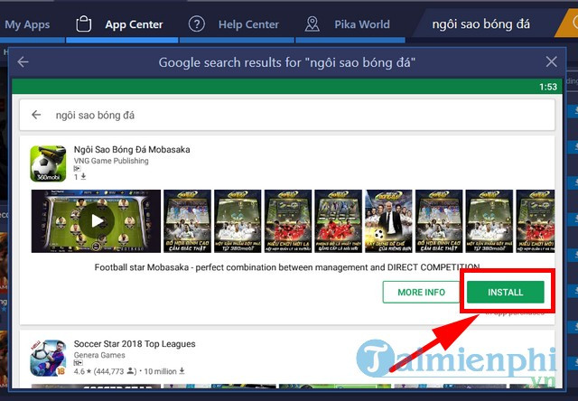 cách chơi 360mobi ngôi sao bóng đá trên pc tải game