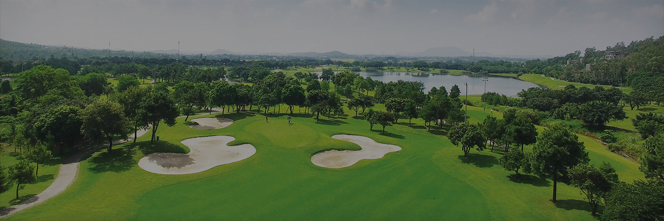 Cảnh quan tổng thể một sân tập golf tiêu chuẩn
