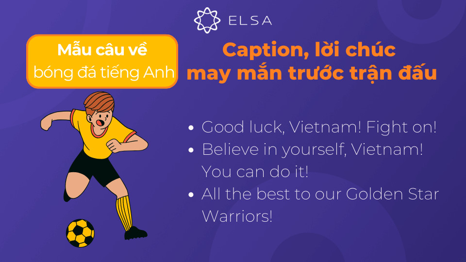 Cầu thủ nhận bóng và sút ghi bàn để mang lại may mắn cho đội