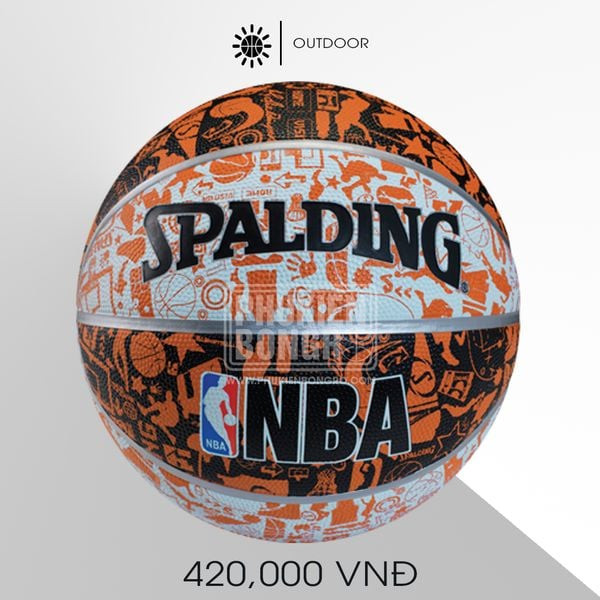 Chi tiết chất liệu và cấu tạo của bóng rổ Spalding Graffiti