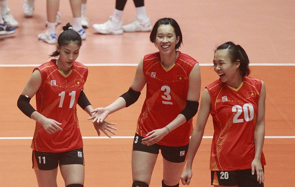 Chủ công Trần Thị Thanh Thúy thi đấu tại giải bóng chuyền nữ AVC Challenge Cup 2023, mang về chiến thắng cho Việt Nam.