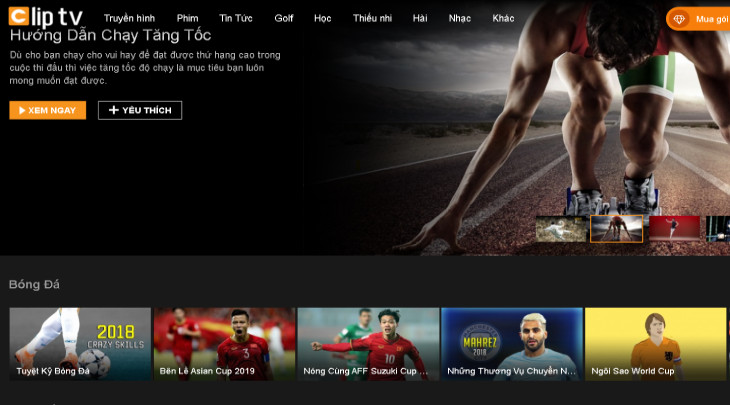 Clip TV phát sóng trực tiếp các giải bóng đá hàng đầu châu Âu trên Smart TV Sony
