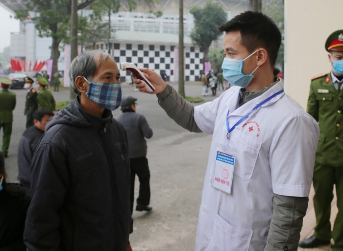 Công tác phòng chống dịch Covid-19 được đảm bảo an toàn cho trận đấu bóng đá