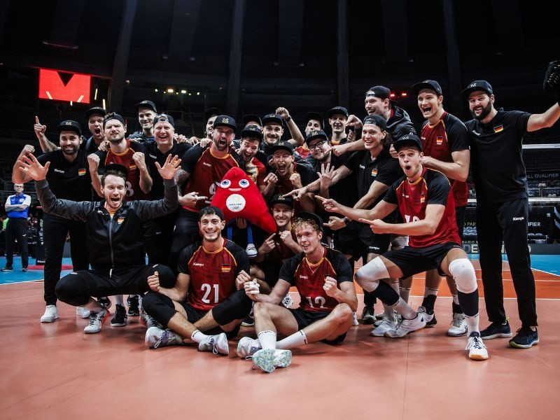 Đội tuyển bóng chuyền nam Đức hiện đang đứng thứ 8 trong bảng xếp hạng FIVB