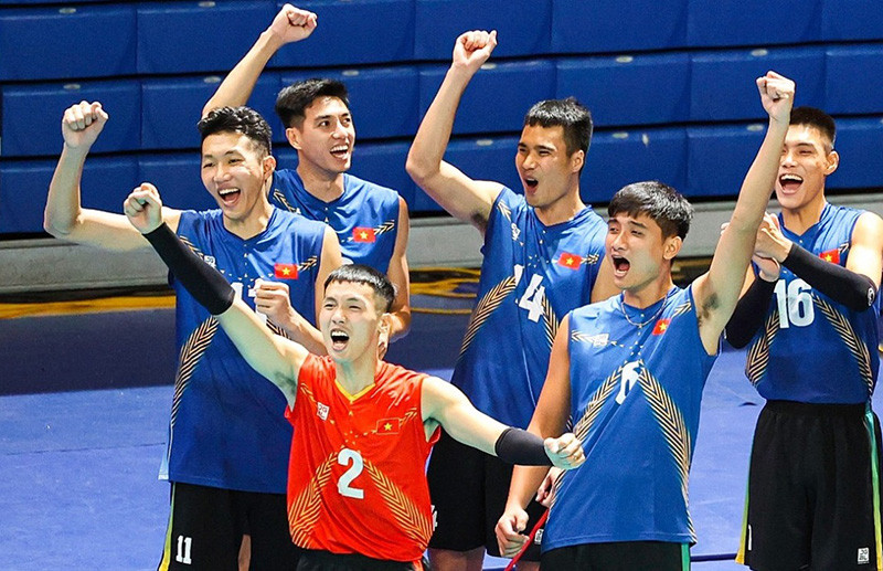 Đội tuyển bóng chuyền nam Việt Nam cải thiện thứ hạng trên BXH