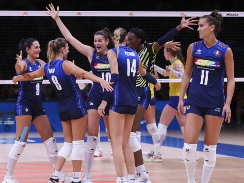 Đội tuyển bóng chuyền nữ Italy đứng đầu bảng xếp hạng thế giới FIVB 2025