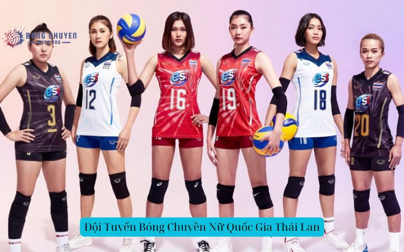 Đội tuyển bóng chuyền nữ quốc gia Thái Lan ăn mừng chiến thắng