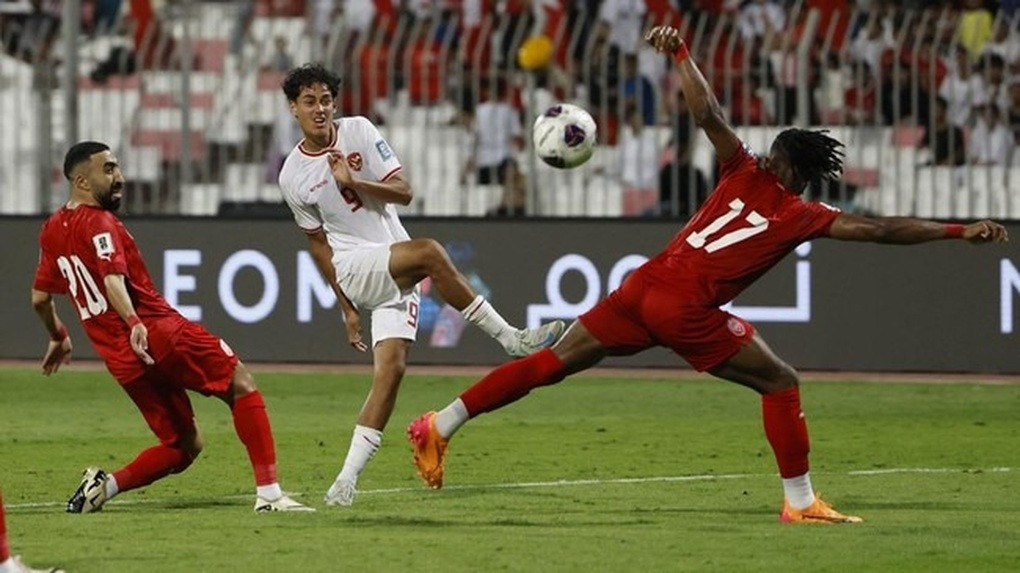 Đội tuyển bóng đá Bahrain đối đầu Indonesia tại vòng loại World Cup 2026
