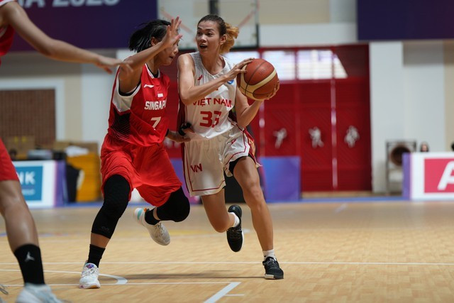Đội tuyển bóng rổ nữ Việt Nam 5x5 tại SEA Games 32 với nỗ lực giành vị trí thứ tư chung cuộc