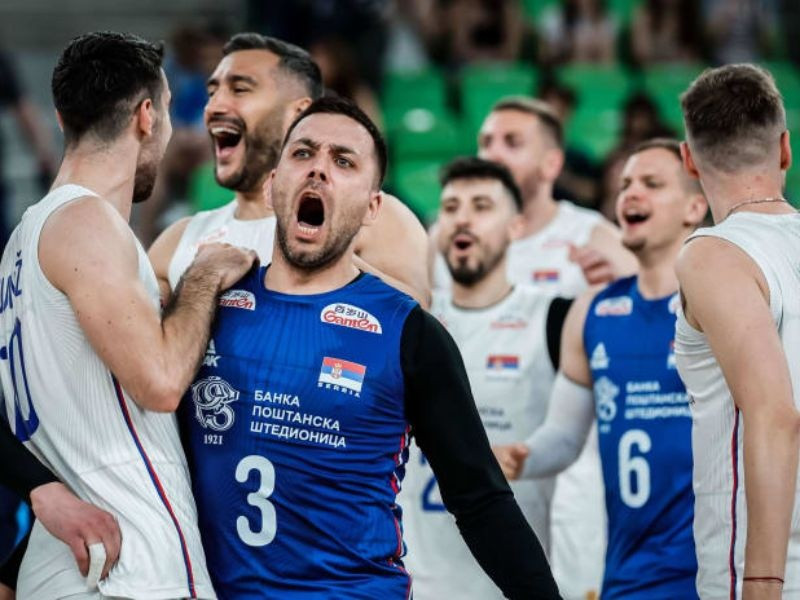 Đội tuyển Serbia thể hiện vị thế vững chắc của mình trong làng bóng chuyền quốc tế