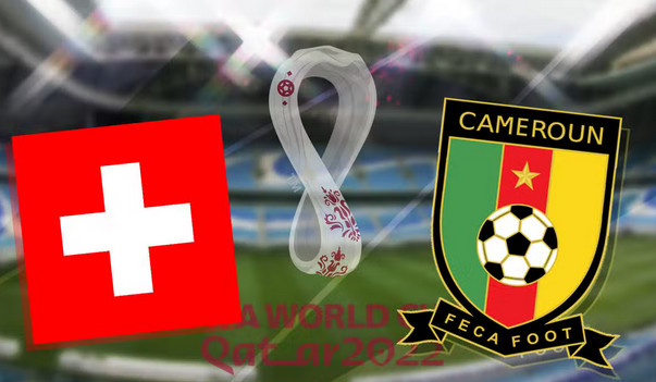 Đội tuyển Thụy Sĩ và Cameroon đối đầu trong trận đấu World Cup 2022 được VTV5 trực tiếp
