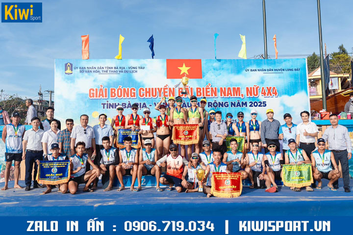 Đồng phục bóng chuyền giải bóng chuyền bãi biển Bà Rịa Vũng Tàu