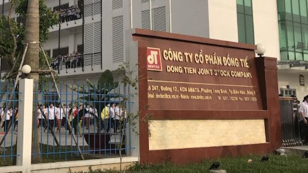 Khu vực sản xuất tại nhà máy Dovitec, đối tác sản xuất quần áo thể thao của Decathlon