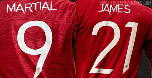 Font Manchester United 2020-2021