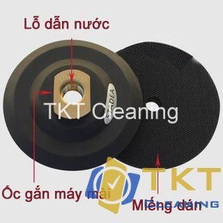 Gắn đầu mang đĩa mài vào máy đánh bóng là bước quan trọng trong quy trình đánh bóng đá granite