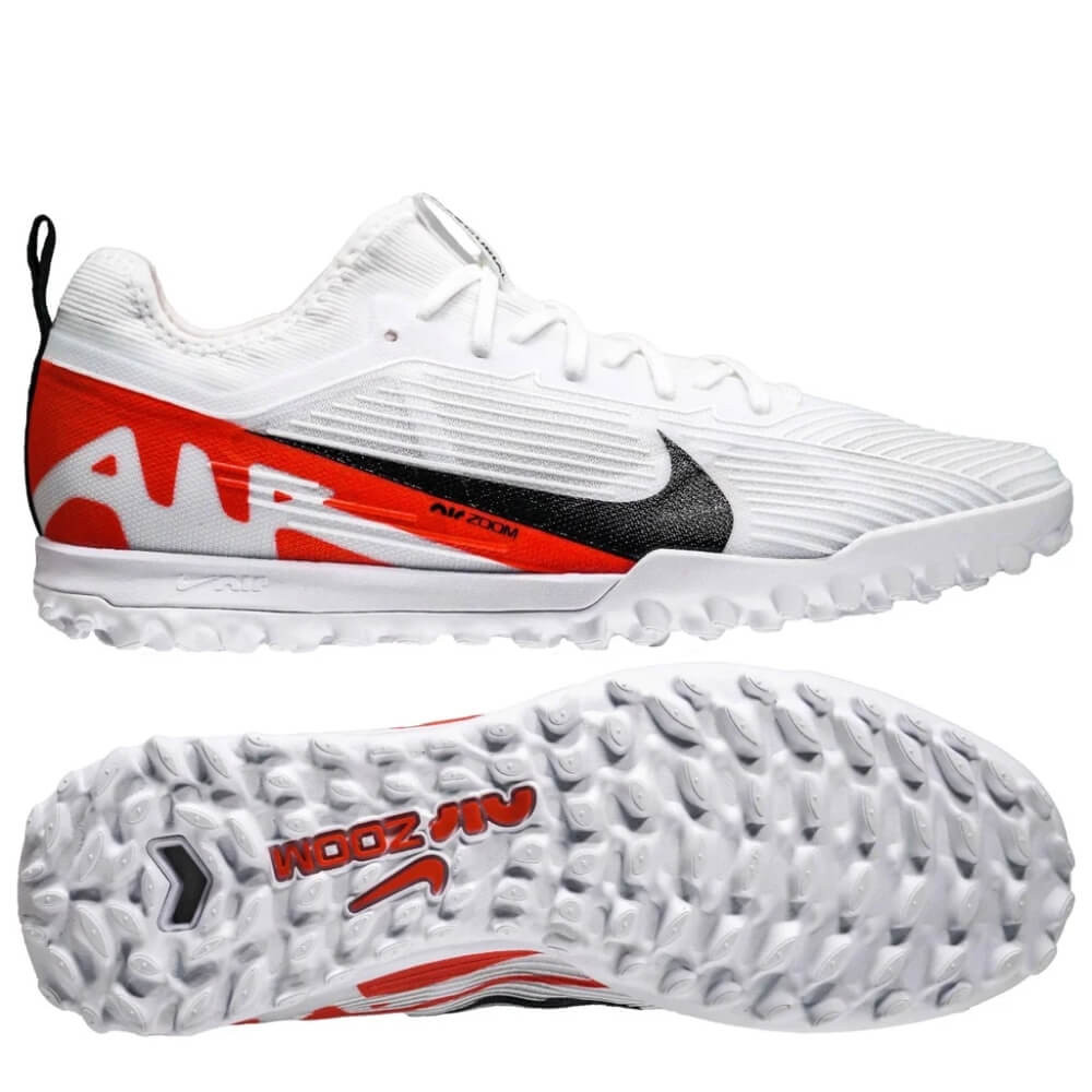 Giày bóng đá Nike Air Zoom Mercurial Vapor 15 Pro TF - Trắng/Đen/Đỏ