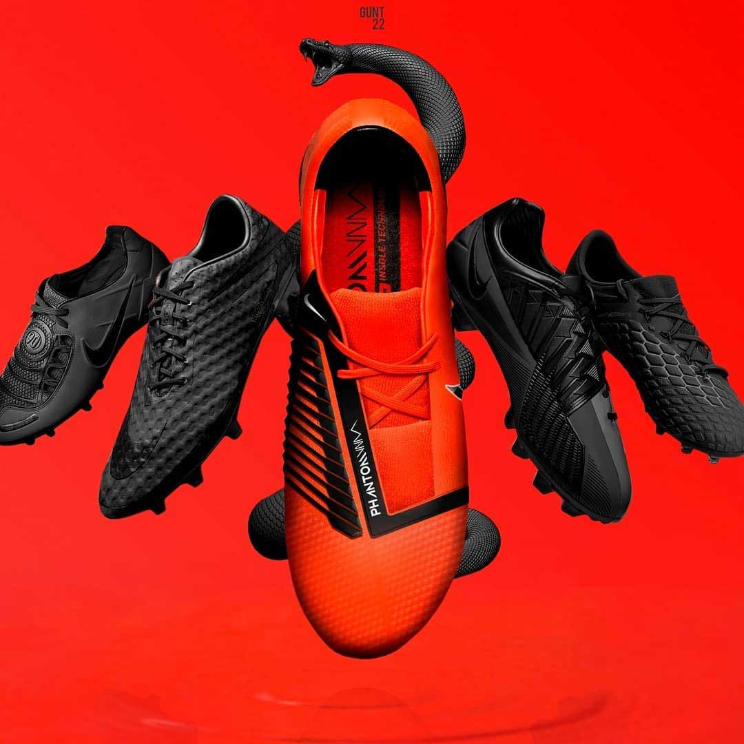 Giày đá banh Nike PhantomVNM Game Over với phối màu đỏ rực, thiết kế nhanh và khó lường, là lựa chọn của tiền đạo