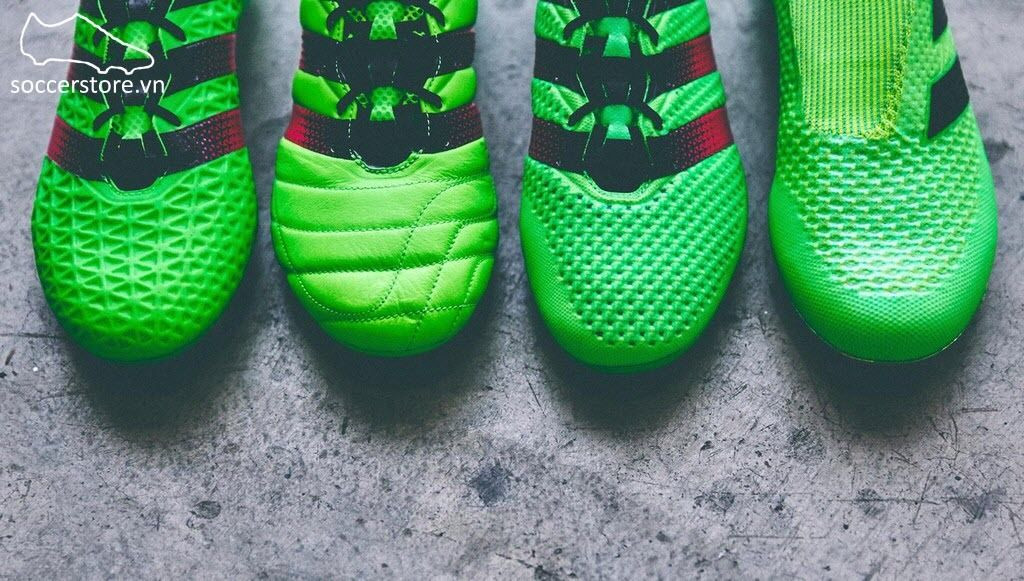 Giày đá bóng Adidas Ace 16.1 với phối màu xanh nổi bật