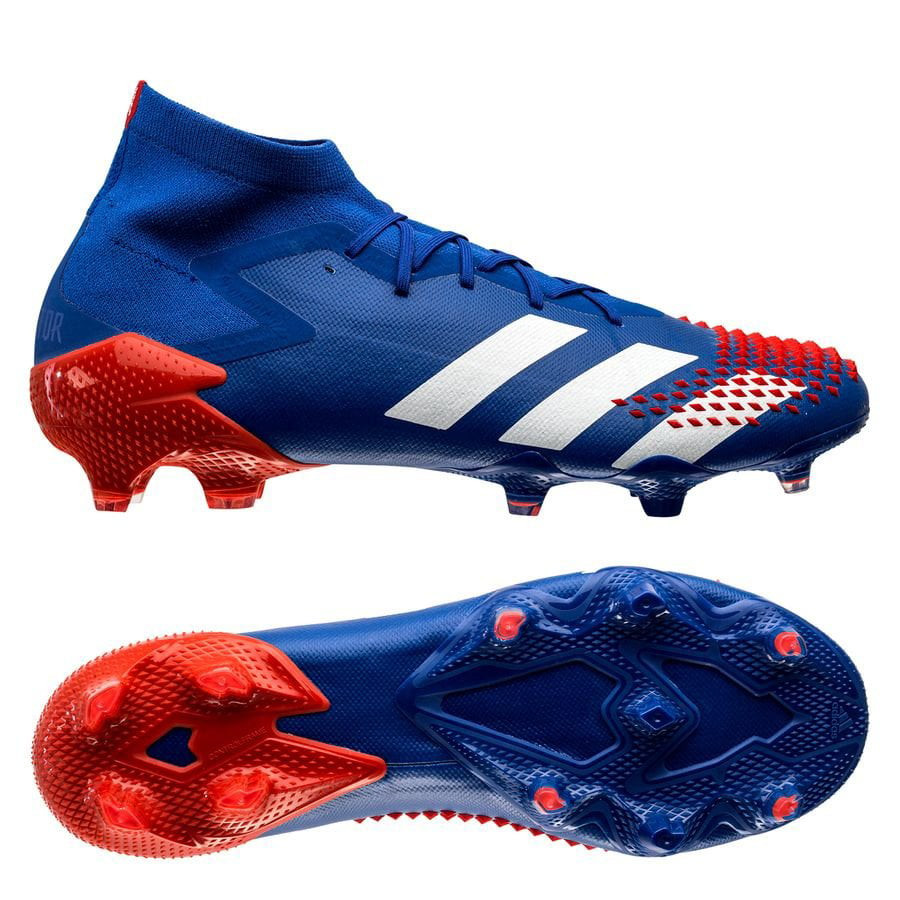 Giày đá bóng Adidas Predator 20.1 FG/AG Tormentor màu xanh dương trắng đỏ
