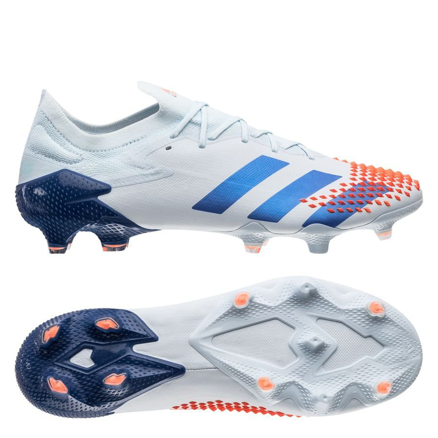 Giày đá bóng Adidas Predator 20.1 Low FG/AG Glory Hunter màu xanh bầu trời hồng san hô