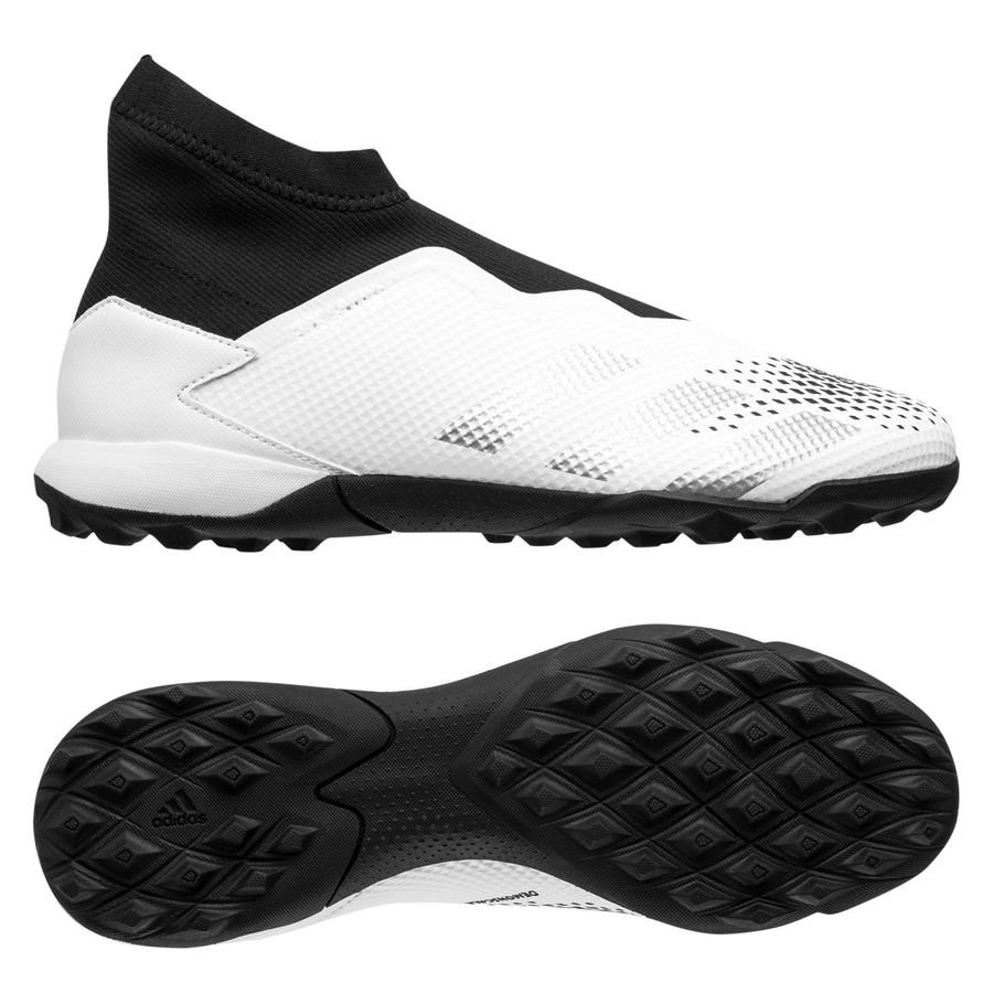 Giày đá bóng Adidas Predator 20.3 Laceless TF Inflight màu trắng đen