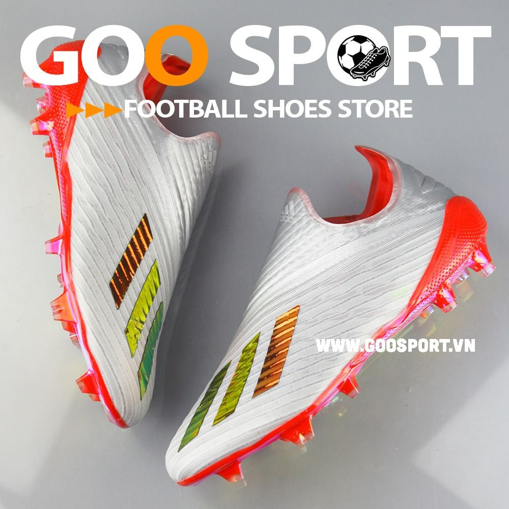 Giày đá bóng Adidas X19+ màu bạc