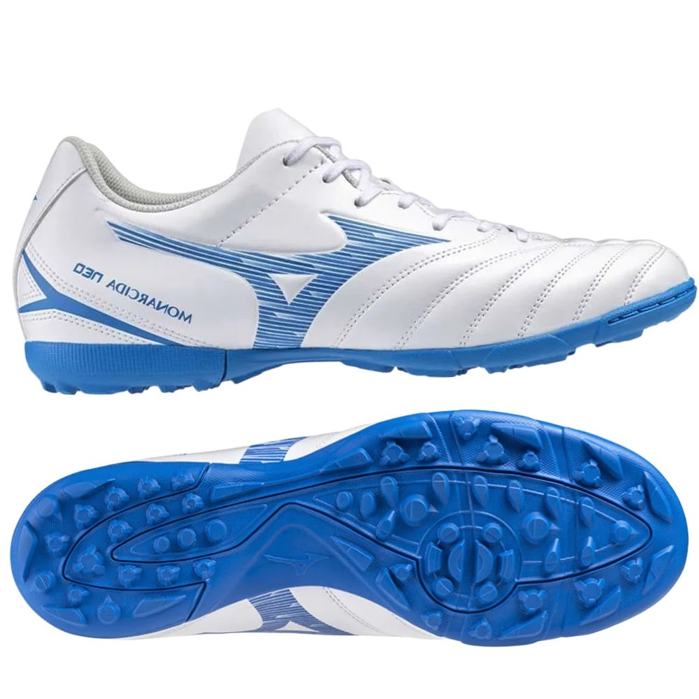 Giày đá bóng Mizuno Monarcida Neo III Select AS màu trắng xanh