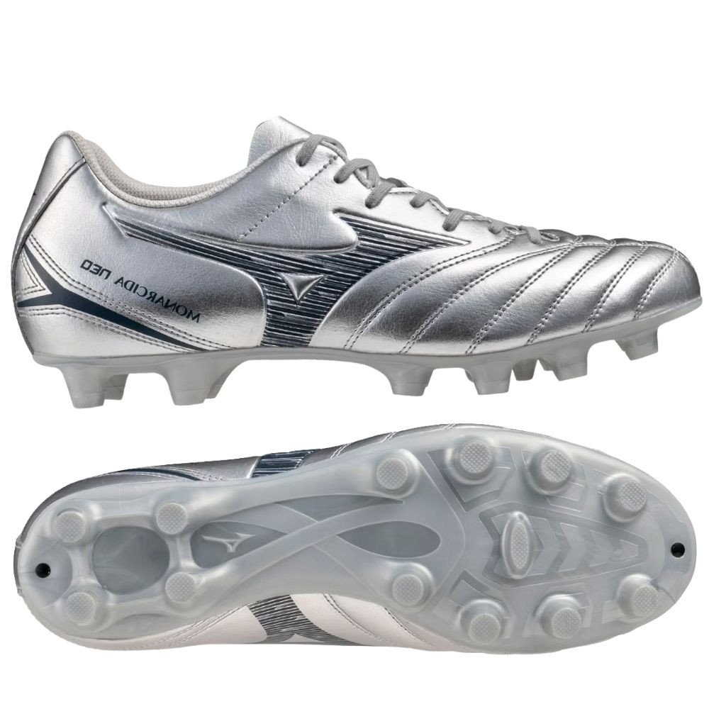 Giày đá bóng Mizuno Monarcida Neo III Select FG chính hãng màu bạc