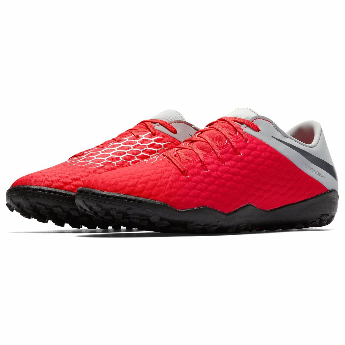 Giày đá bóng Nike Hypervenom Phantom Academy Đỏ Xám