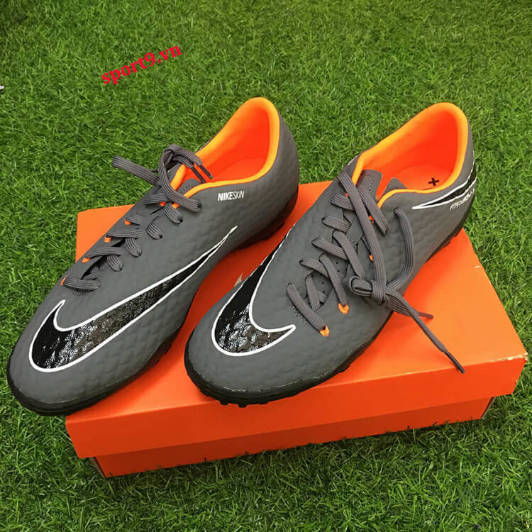 Giày đá bóng Nike Hypervenom Phantom III Academy DkGrey/Orange