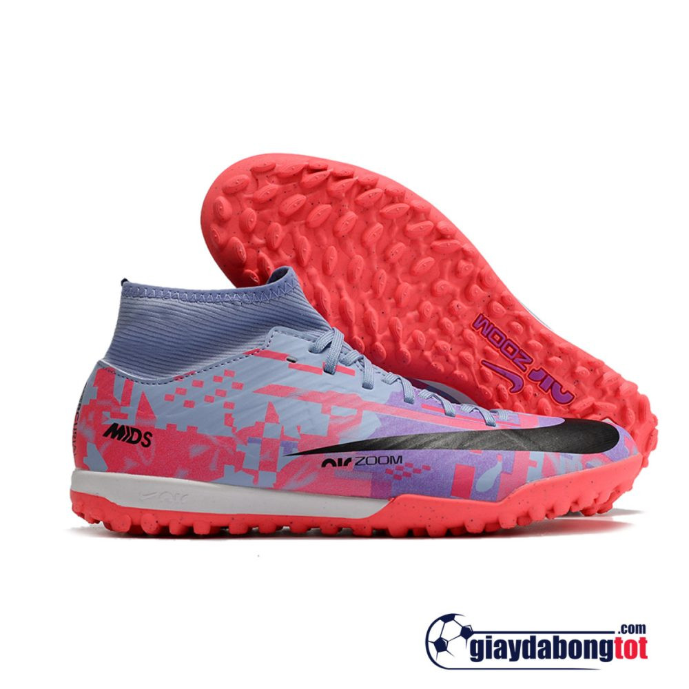 Giày đá bóng Nike Mercurial Superfly 9 Academy TF Tím cam CR7 RE