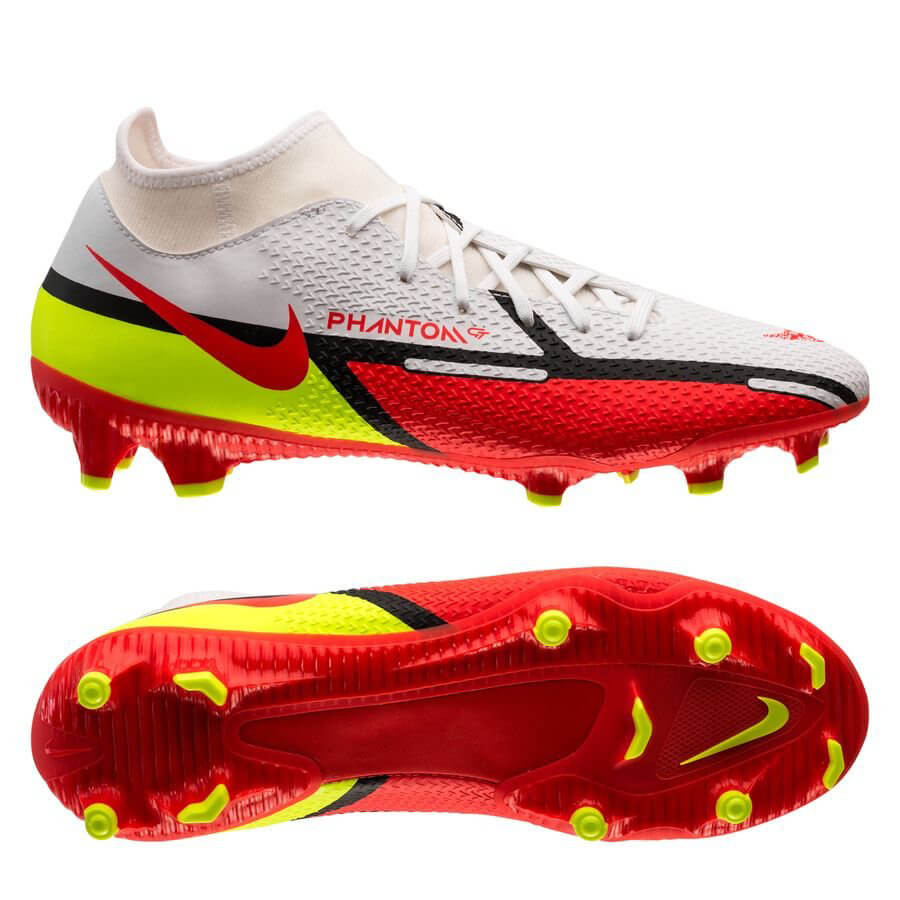 Giày đá bóng Nike Phantom GT 2 Academy DF MG Motivation trắng đỏ volt DC0797-167