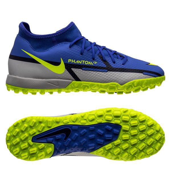 Giày đá bóng Nike Phantom GT 2 Academy DF TF Recharge Sapphire Volt Grey Fog Blue Void DC0802-570